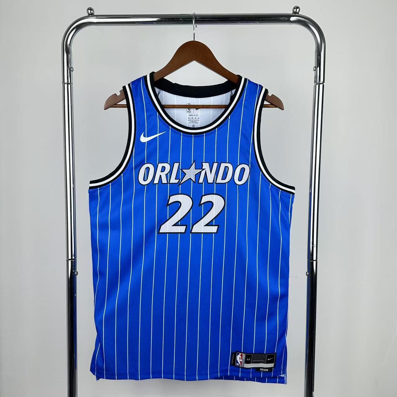 Men Orlando Magic #22 Wagner Blue Stripe Nike Season 2026 NBA Jersey